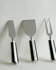 Bone Inlay Cheese Knives Set of 3