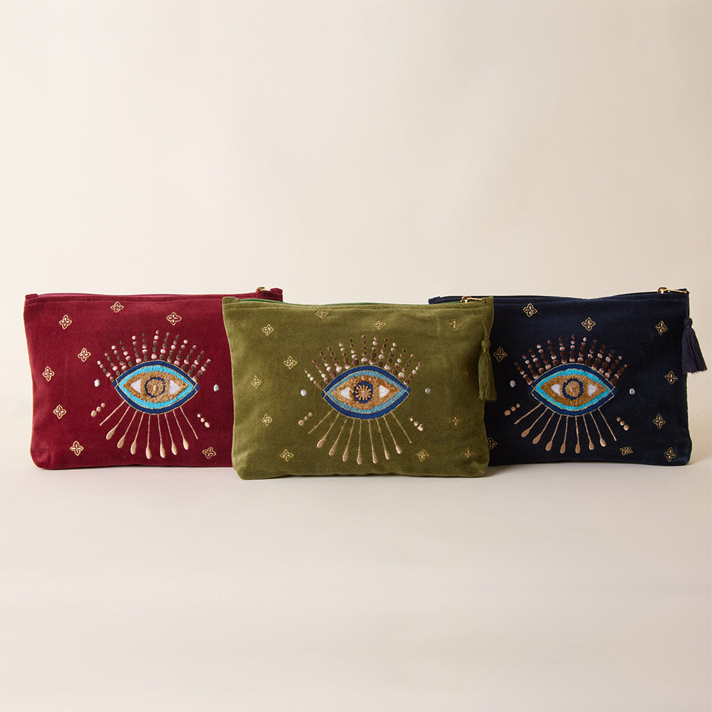 Velvet Travel Pouch - Amaara Home