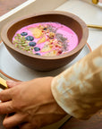 Nami Brown Wooden Acai Bowls - Set of 2