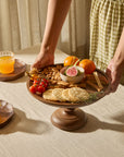Shibui Wooden Cake Stand with Glass Cloche