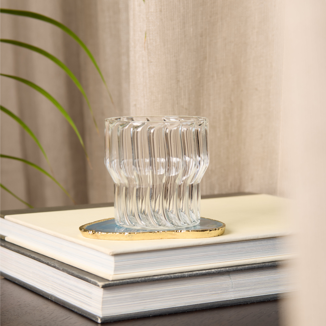 Fluted Drinking Glass - Small (Set of 2)