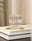 Fluted Small Drinking Glasses - Set of 2