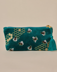Bumble Bee Teal Utility Pouch Set of 3
