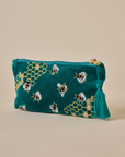 Bumble Bee Teal Pencil Pouch