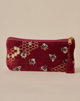 Bumble Bee Maroon Utility Pouch Set of 3