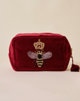 Bumble Bee Maroon Utility Pouch Set of 3