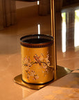 Sakura Gold Hand-Painted Planter & Wastepaper Bin