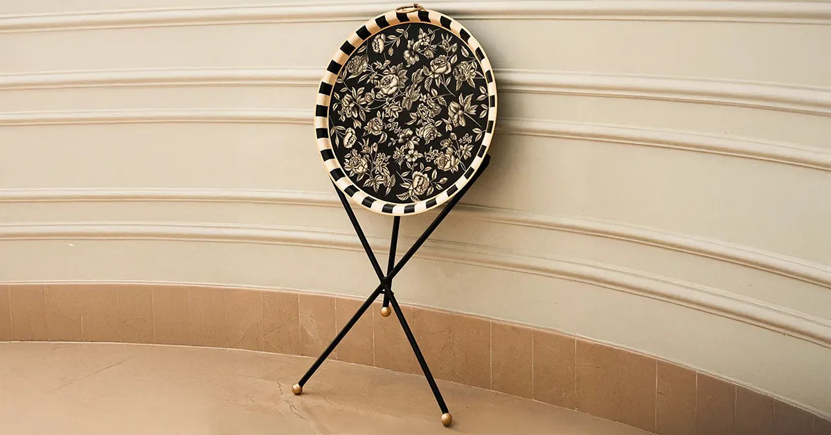 Styling Space-Saving Butler Trays for Home Décor