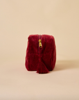 Evil Eye Maroon Makeup Pouch