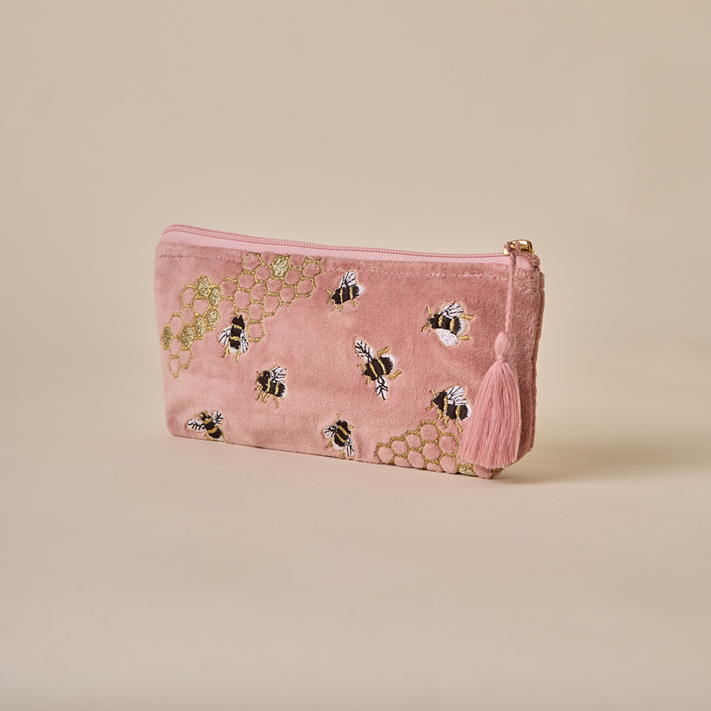 Amaara Home Velvet Pencil Pouch