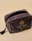 Bumble Bee Shadow Grey Makeup Pouch