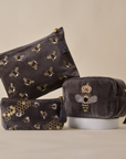 Bumble Bee Shadow Grey Utility Pouch Set of 3