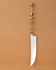 Totem Stainless Steel & Brass Cake Knives - Set of 2