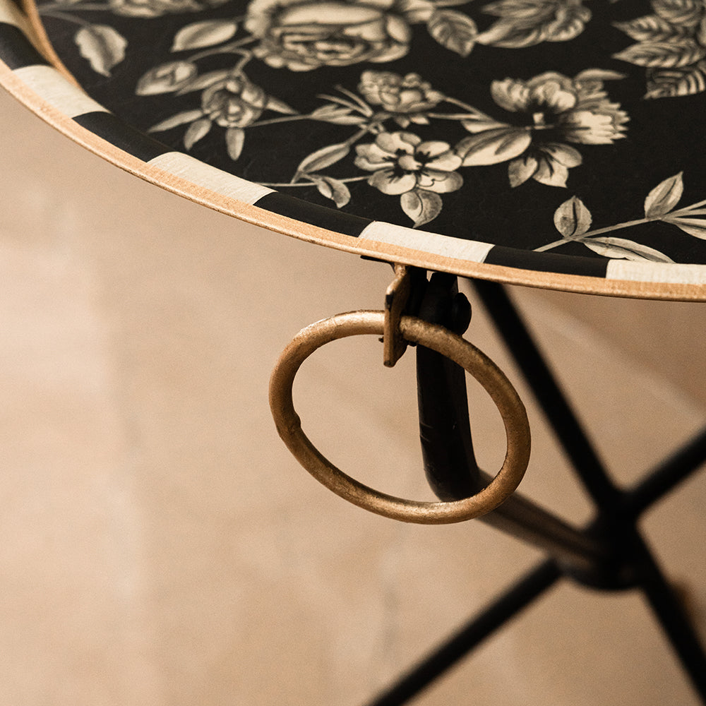 Peony_Monochrome_Butler_Tray_Round_Amaara_Home