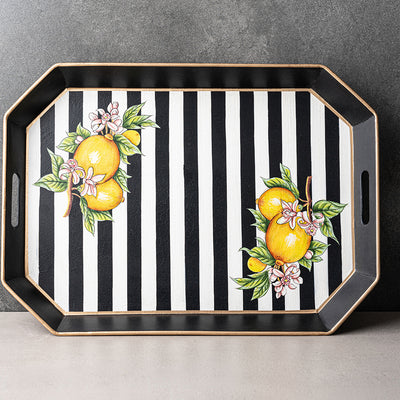 Positano Lemon Handpainted Serving Tray