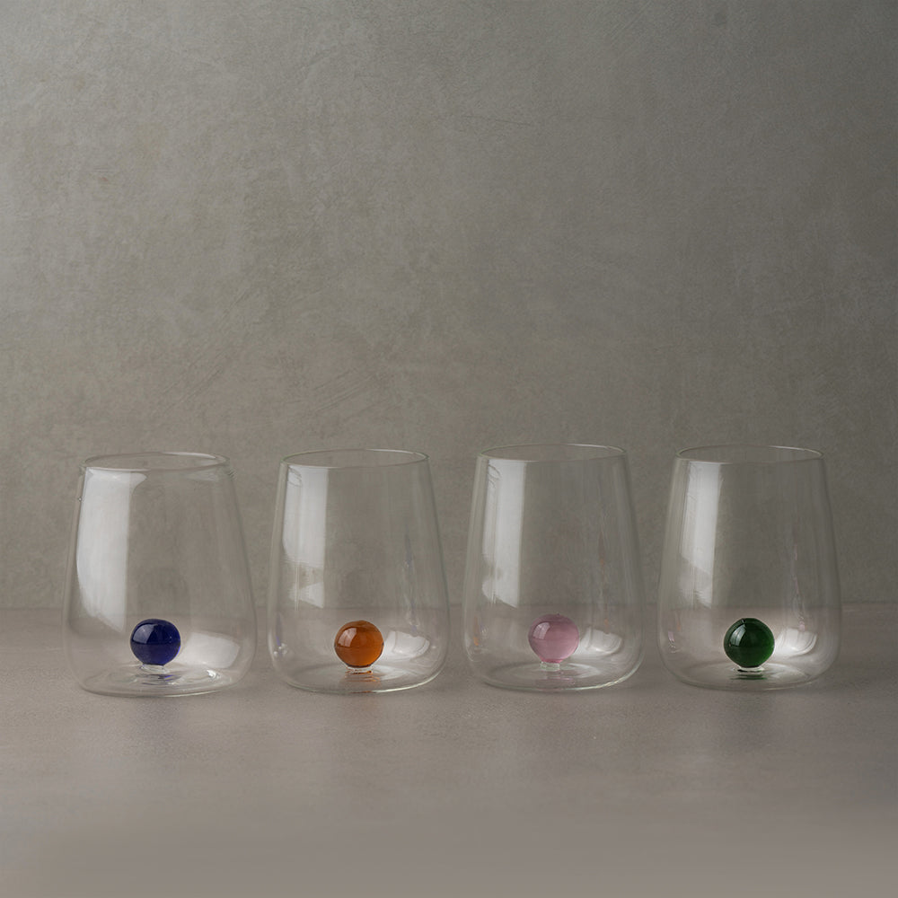 Handblown Drinking Glass - Emerald (Set Of 2)