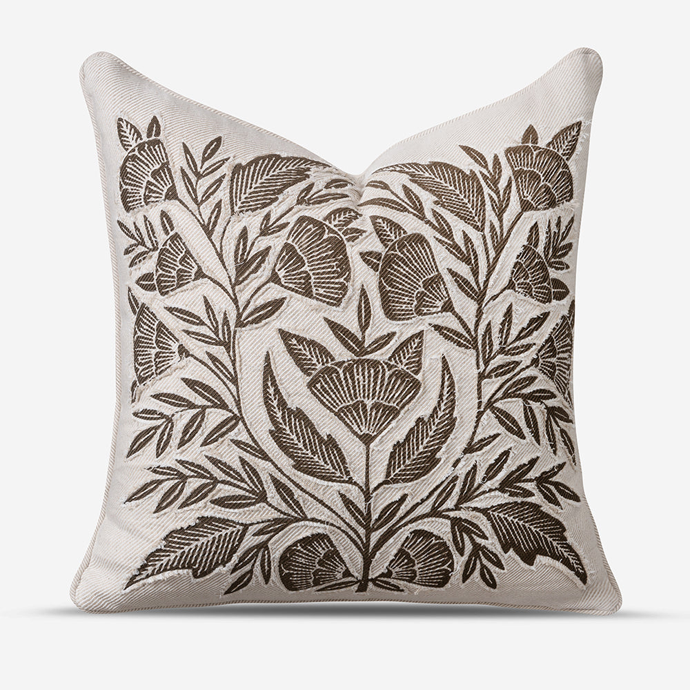 floral cushions