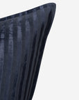 Indigo Stripe Velvet Cushion Cover