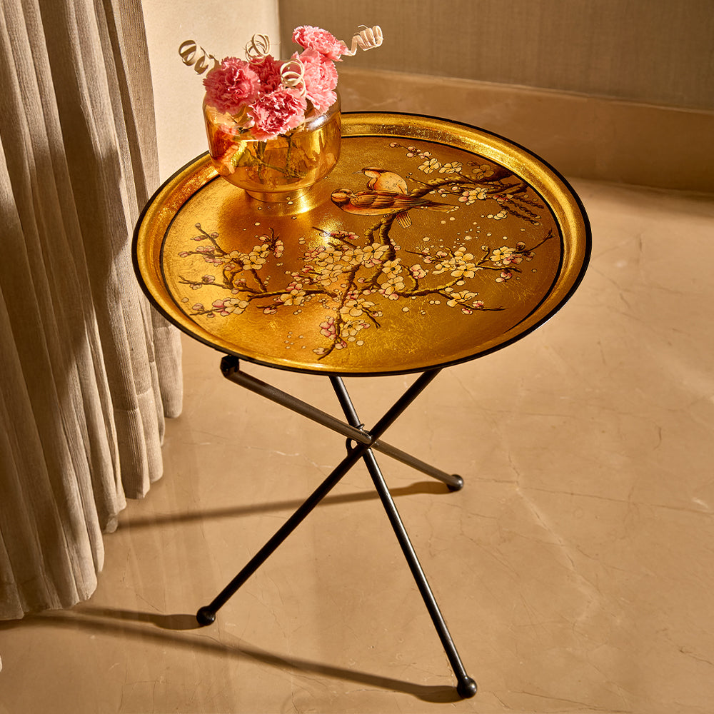 Sakura Handpainted Tissue Box Cover - Rectangle (With Base)