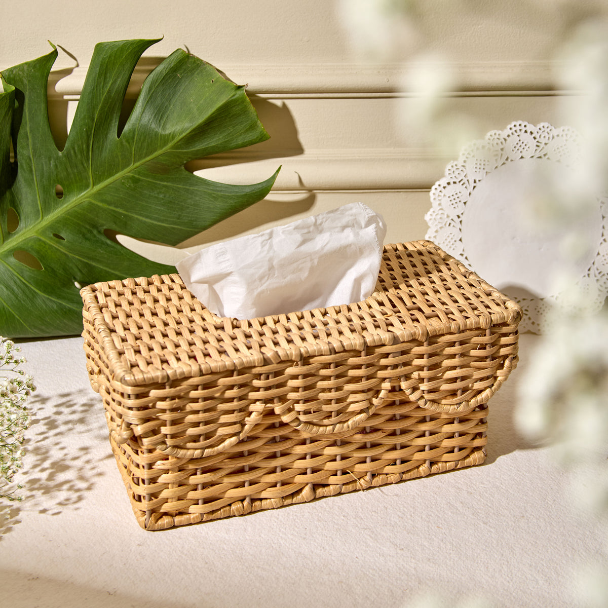 Target Rattan Tissue Box Wicker Wood Light Brown Rectangular Tissue Box Cover – Amaara Home