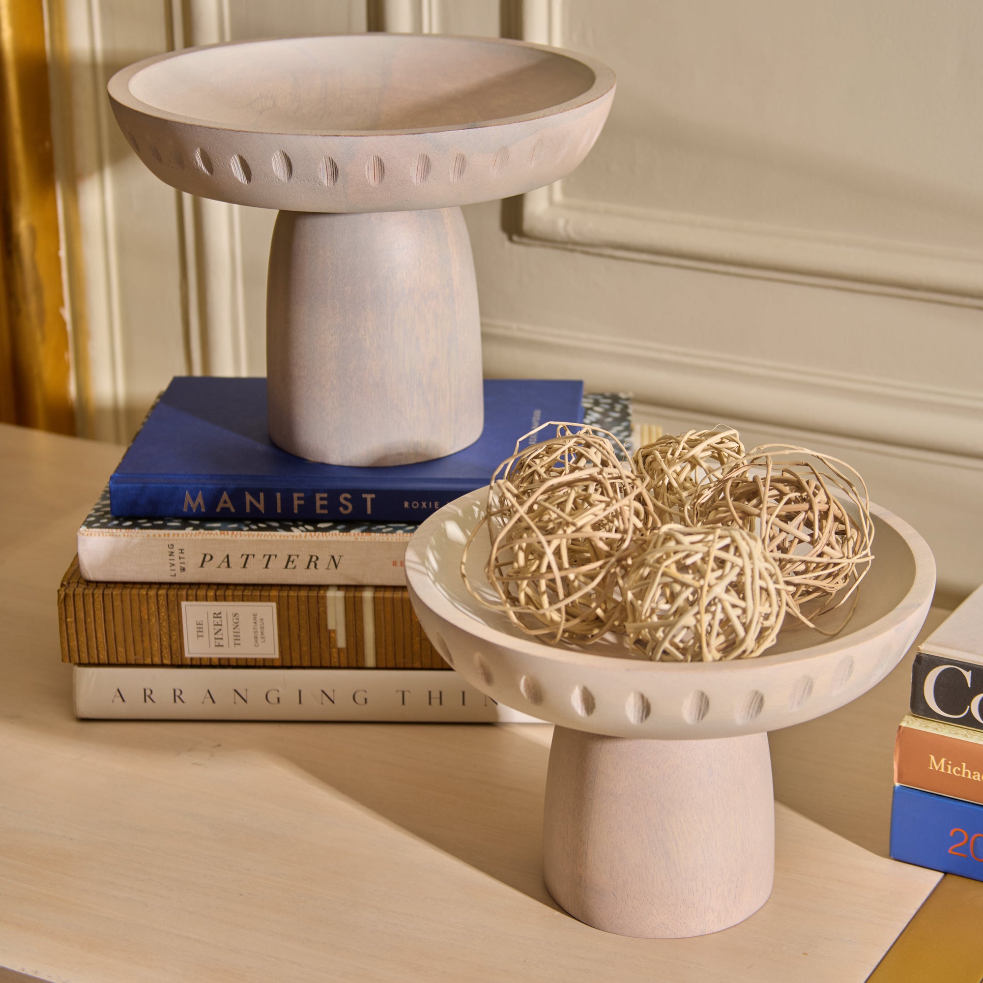 Moku Kake Pedestal Bowl