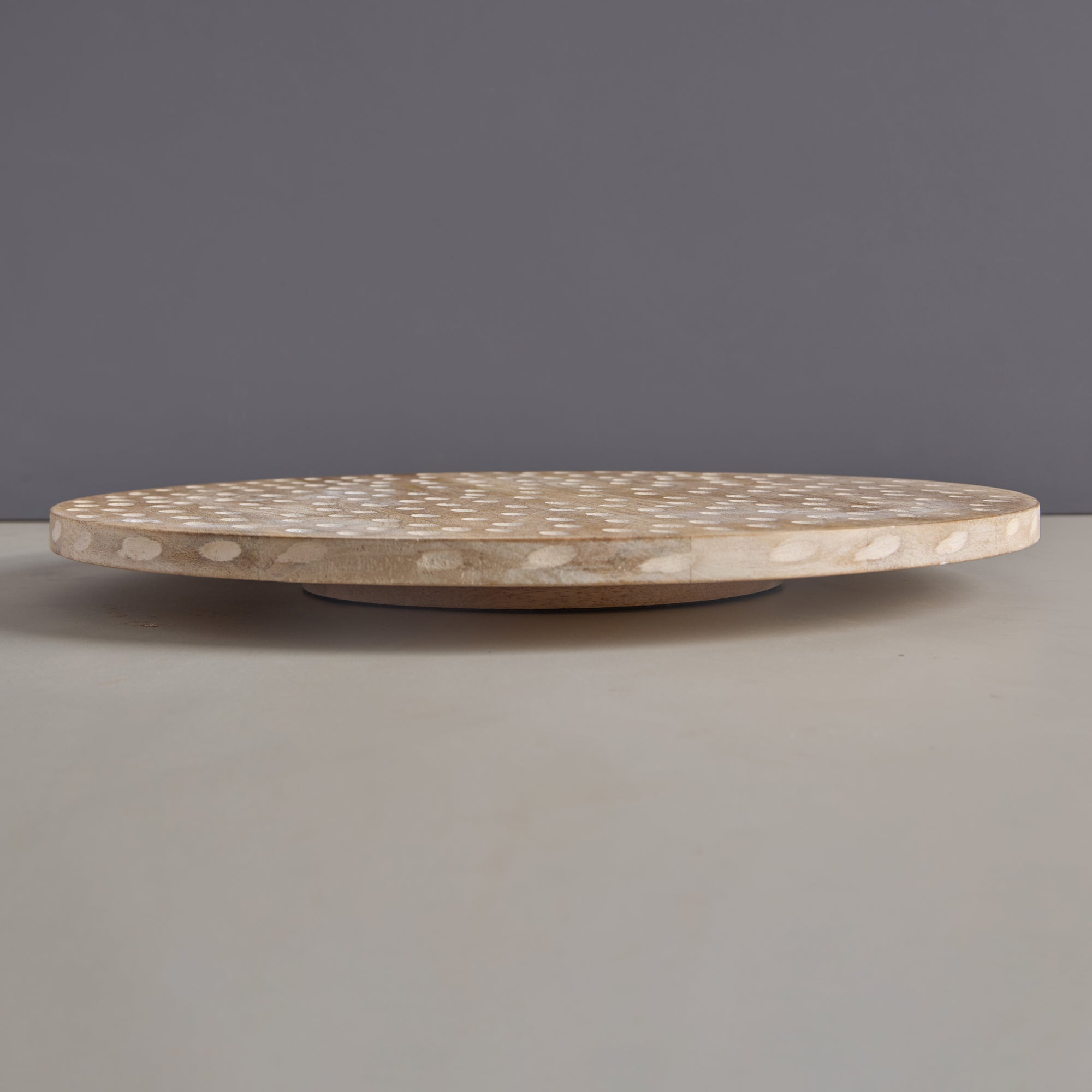Moku Brown Wooden Lazy Susan
