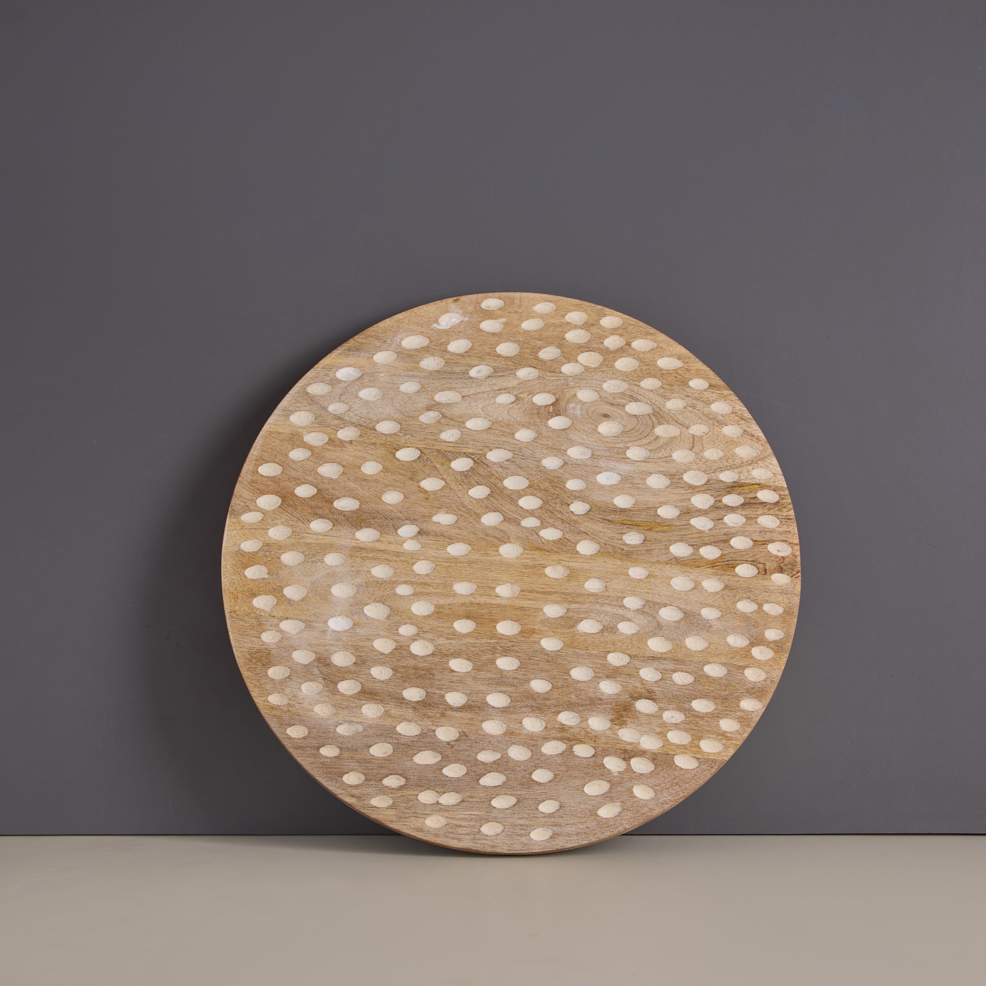 Moku Brown Wooden Lazy Susan