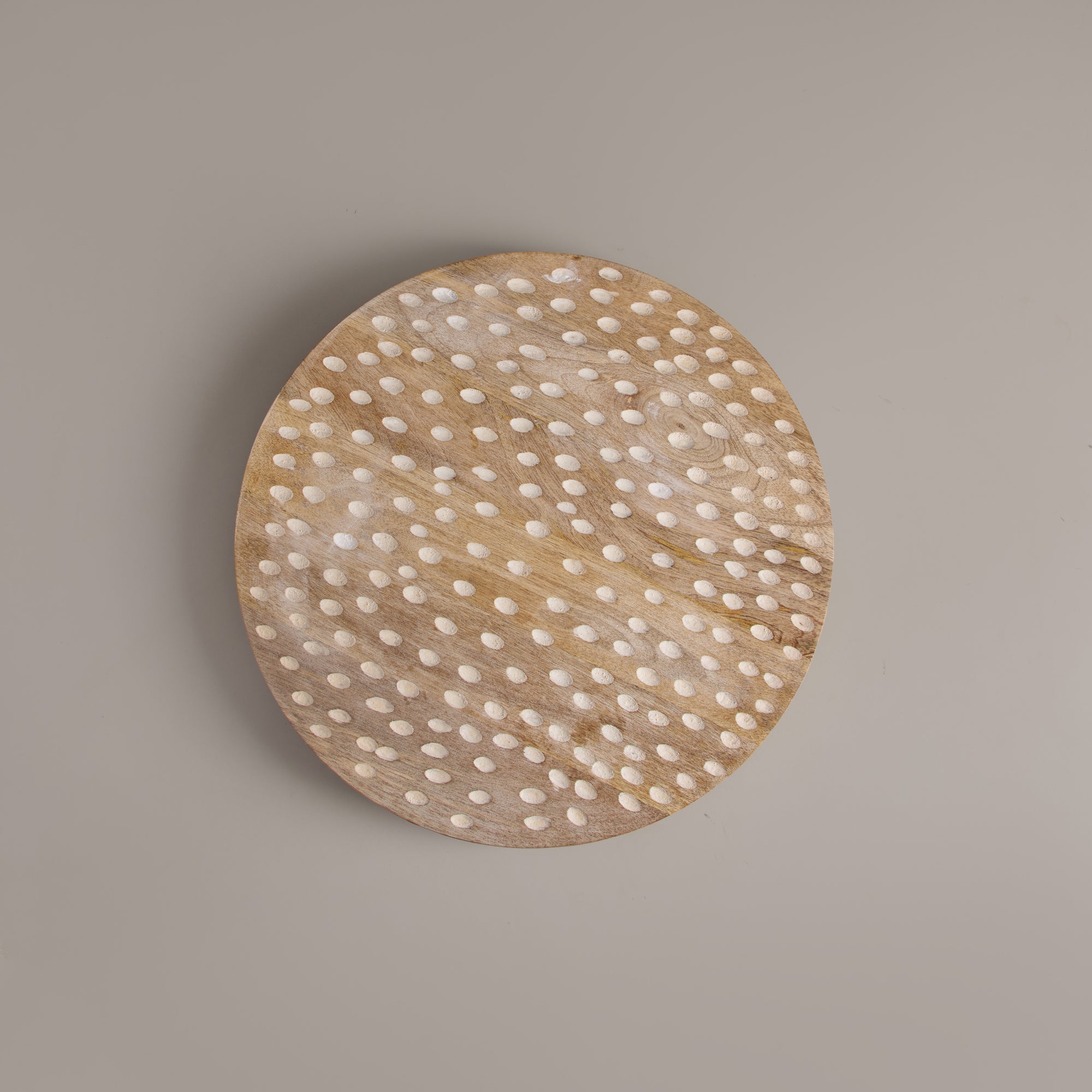 Moku Brown Wooden Lazy Susan