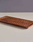 Moku Brown Rectangular Wooden Serving Tray