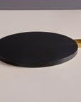 Kage Black Wooden Round Serving Platter