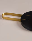 Kage Black Wooden Oval Serving Platter