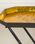 Sakura Rectangular Hand-Painted Butler Tray