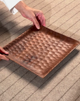 Moku Brown Wooden Square Serving Tray